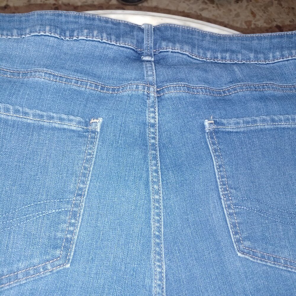 Rebel Women's The Pin Up Skinny Blue Jeans SZ 20W - Picture 3 of 6